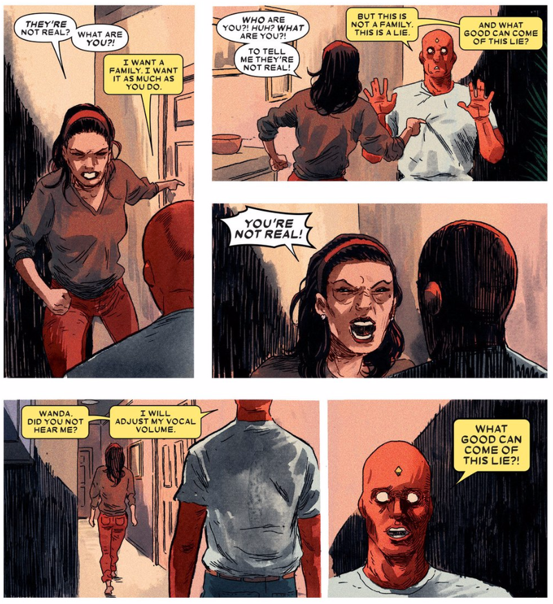 Illustration for article titled The Vision and the Scarlet Witch Had Marvel Comics’ Most Fucked-Up Superhero Romance
